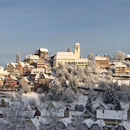 Retro Ferienwohnung Mit Schlossblick Im Nordschwarzwald Altensteig Exterior photo